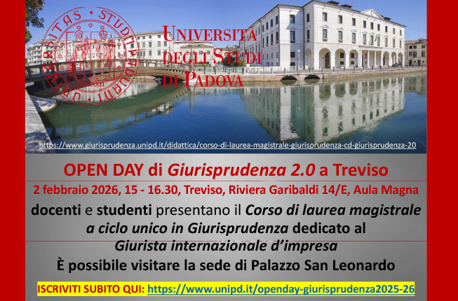 Collegamento a Open Day Giurisprudenza 2.0 Treviso