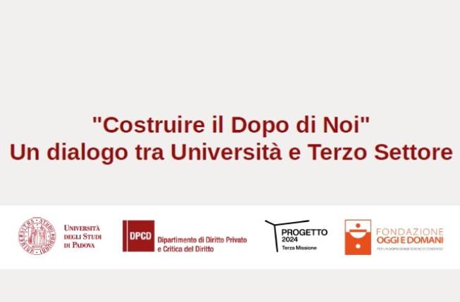 Collegamento a 2 dicembre 2025 - 'COSTRUIRE IL DOPO DI NOI' UN DIALOGO TRA UNIVERSITÀ E TERZO SETTORE